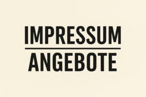Impressum Angebote